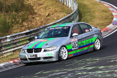 VLN - Nürburgring Nordschleife - Startnummer #482 - BMW 325i E90 - Hofor - Racing - V4