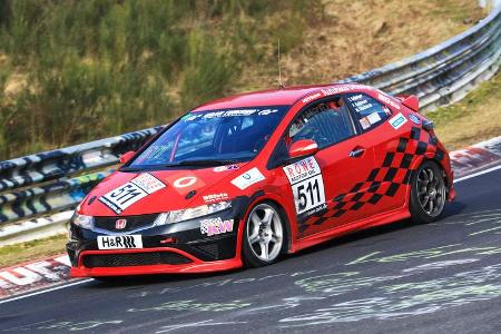 VLN - Nürburgring Nordschleife - Startnummer #511 - Honda Civic Type R CWE - V3