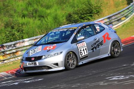 VLN - Nürburgring Nordschleife - Startnummer #611 - Honda Civic Type-R - MSC Münster e.V. DMV - H2