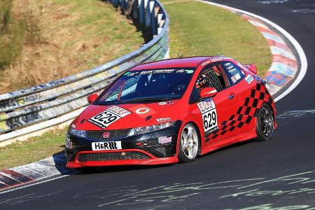 VLN - Nürburgring Nordschleife - Startnummer #629 - Honda Civic Type R - H2