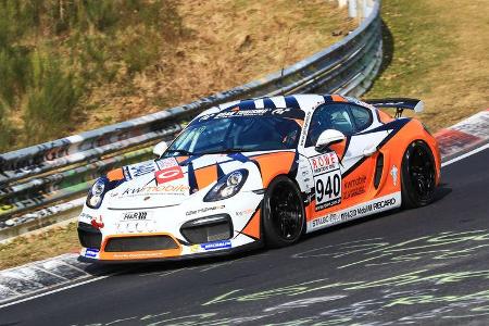 VLN - Nürburgring Nordschleife - Startnummer #940 - Porsche Cayman GT4 CS - GIGASPEED Team GetSpeed Performance - CUP3