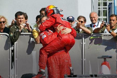 Michael Schumacher - Ross Brawn - Ferrari