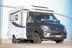 Der Hymer Van S steht auf der Basis des Mercedes Sprinter.