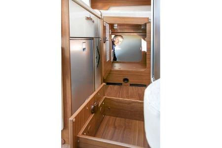 Der Van S kommt serienmäßig mit Durchlade.