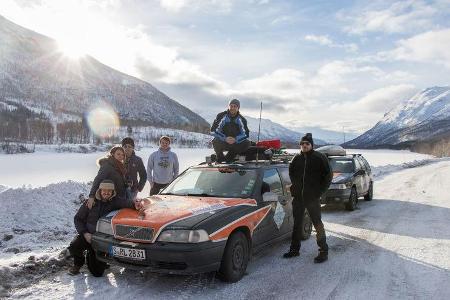 Mittagspause mit Poser-Foto.