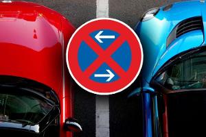 Parkverbot Parkplatz Parkkralle Aufmacher Collage Schild