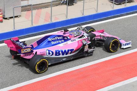 Lance Stroll - Racing Point - F1-Test - Bahrain - 2. April 2019