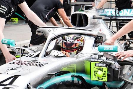 Lewis Hamilton - Mercedes - F1-Test - Bahrain - 2. April 2019