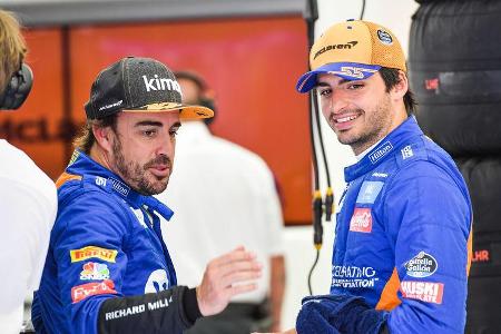 Fernando Alonso & Carlos Sainz - McLaren - F1-Test - Bahrain - 2. April 2019
