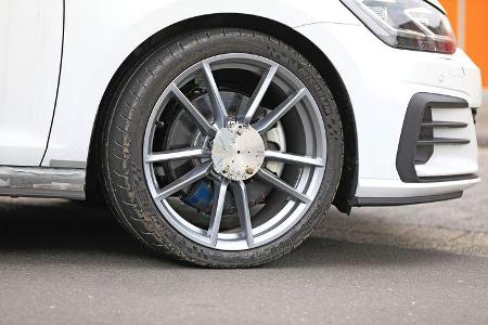 Erlkönig VW Golf Bremsstaubfilter