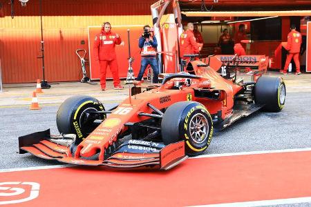 Charles Leclerc - Ferrari - Barcelona - F1-Test - 27. Februar 2019