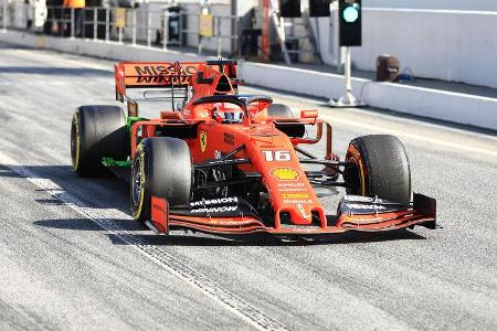 Charles Leclerc - Ferrari - Barcelona - F1-Test - 28. Februar 2019