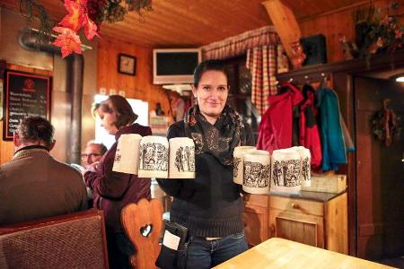 Forchheim hat nicht nur schöne Fachwerkhäuser, sondern auch einen riesigen Biergarten.