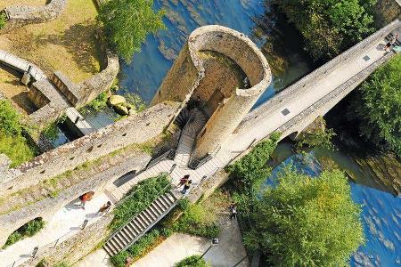 Die Festungsanlagen stammen aus dem 17. Jahrhundert.