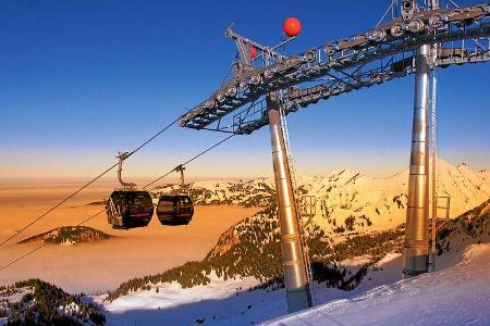 Skigebiet Damüls-Mellau.