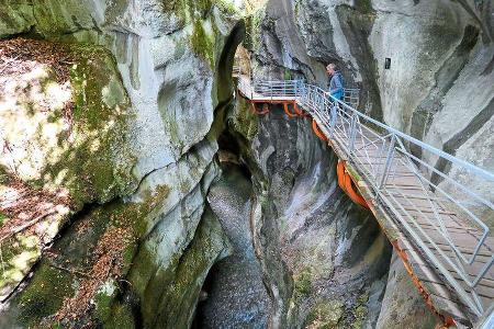 Fier-Schlucht in Rhone-Alpes