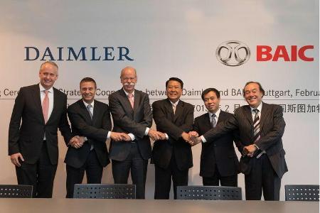 Kooperation BAIC Daimler