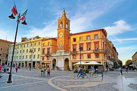 Piazza tre Martiri in Rimini