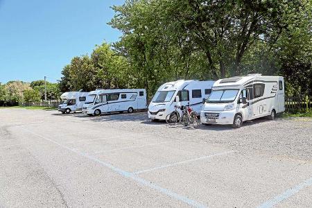 Stellplatz im Zentrum von Rimini
