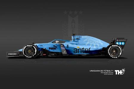 Uruguay - F1-Autos - Fußball-WM 2018