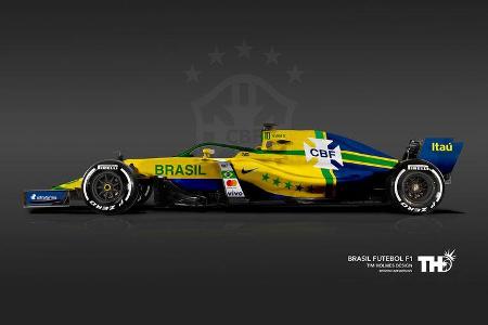 Brasilien - F1-Autos - Fußball-WM 2018