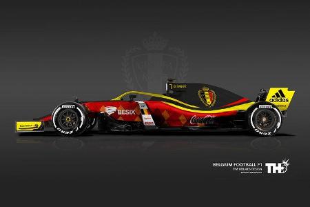 Belgien - F1-Autos - Fußball-WM 2018