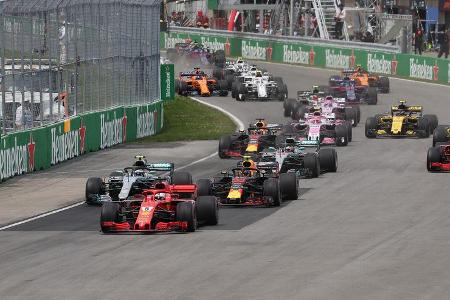 Start - Formel 1 - GP Kanada 2018