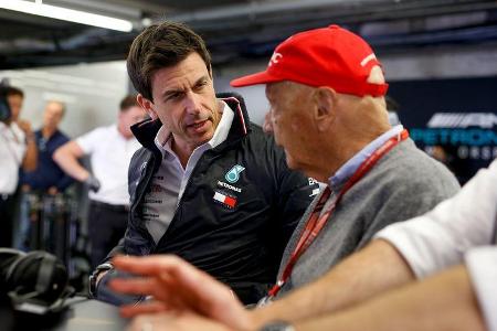 Toto Wolff & Niki Lauda - Formel 1 - GP Kanada 2018