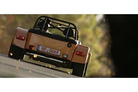 Charakter-Ansicht: Caterham zeigt den Auspuff und was Reduktion auf das Maximale im Autobereich bedeutet