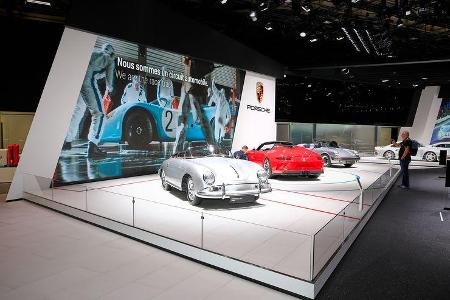 Porsche: Messestand Pariser Autosalon 2018