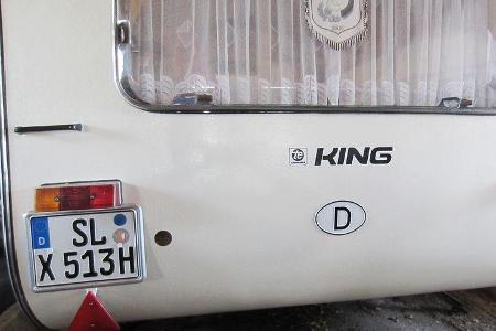 Wohnwagen-Check, Nummernschild