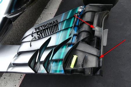 Mercedes - Technik - GP Singapur, Russland & Japan 2018