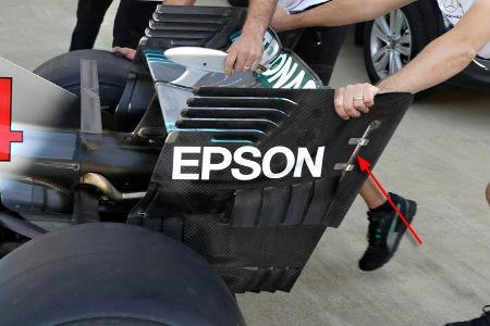 Mercedes - Technik - GP Singapur, Russland & Japan 2018