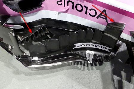 Force India - Technik - GP Singapur, Russland & Japan 2018