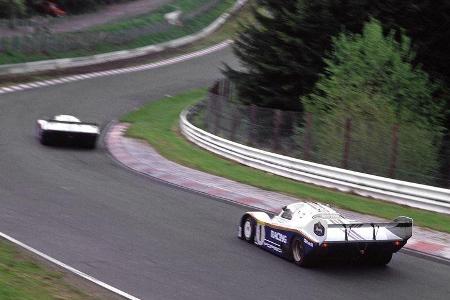 Porsche 956/962, Heckansicht