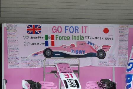 Force India - GP Japan - Suzuka - Donnerstag - 4.10.2018