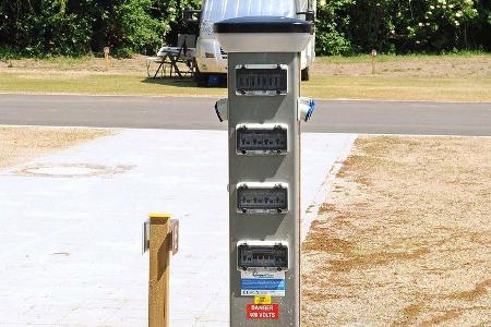 Stellplatz an der Therme
