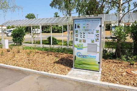 Stellplatz an der Therme