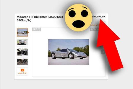 McLaren F1 Gebrauchtwagen mobile Screenshot