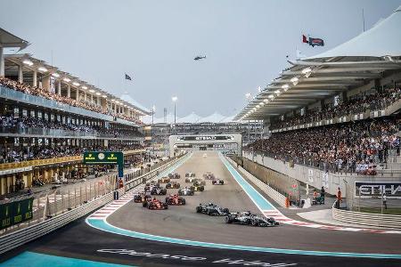 Start - GP Abu Dhabi 2018