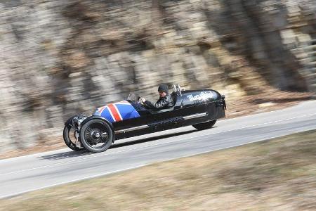 Morgan Threewheeler, Seitenansicht
