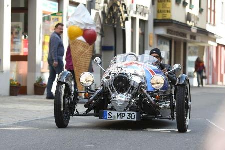 Morgan Threewheeler, Frontansicht