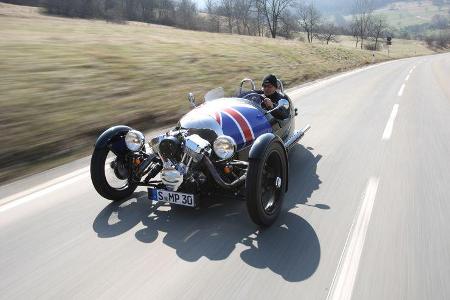 Morgan Threewheeler, Frontansicht