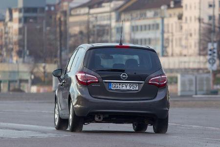 Opel Meriva 1.4 ecoFlex, Heckansicht