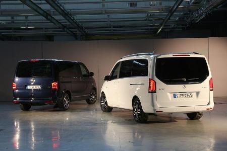 Mercedes V 250 Bluetec, VW T5, Heckansicht