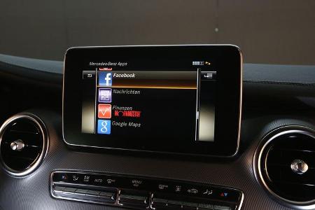 Mercedes V 250 Bluetec, Bildschirm, Infotainment