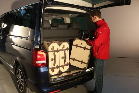 VW Multivan T5, Kofferraum