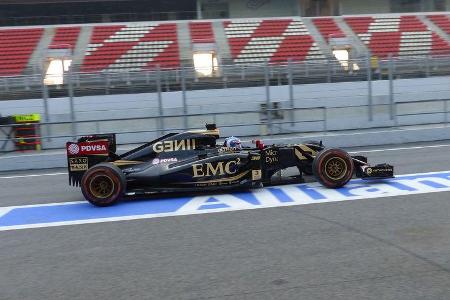 Jolyon Palmer - Lotus - Formel 1-Test - Barcelona - 19. Februar 2015