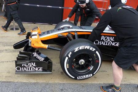 Sergio Perez - Force India - Formel 1-Test - Barcelona - 19. Februar 2015