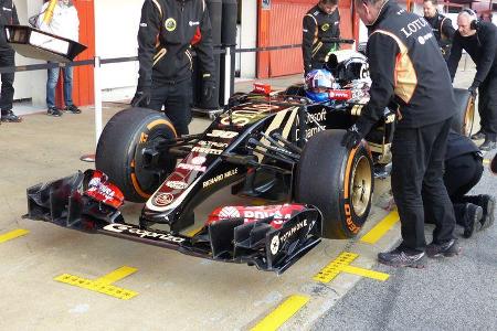 Jolyon Palmer - Lotus - Formel 1-Test - Barcelona - 19. Februar 2015